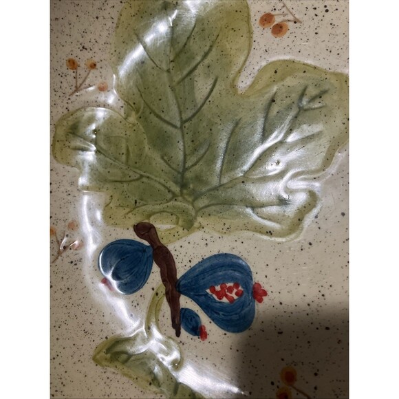 WILLIAMS-SONOMA Pasta Large Bowl "FIG"9.5’ Vintage, Crafted In Italy -2011 - Picture 2 of 15